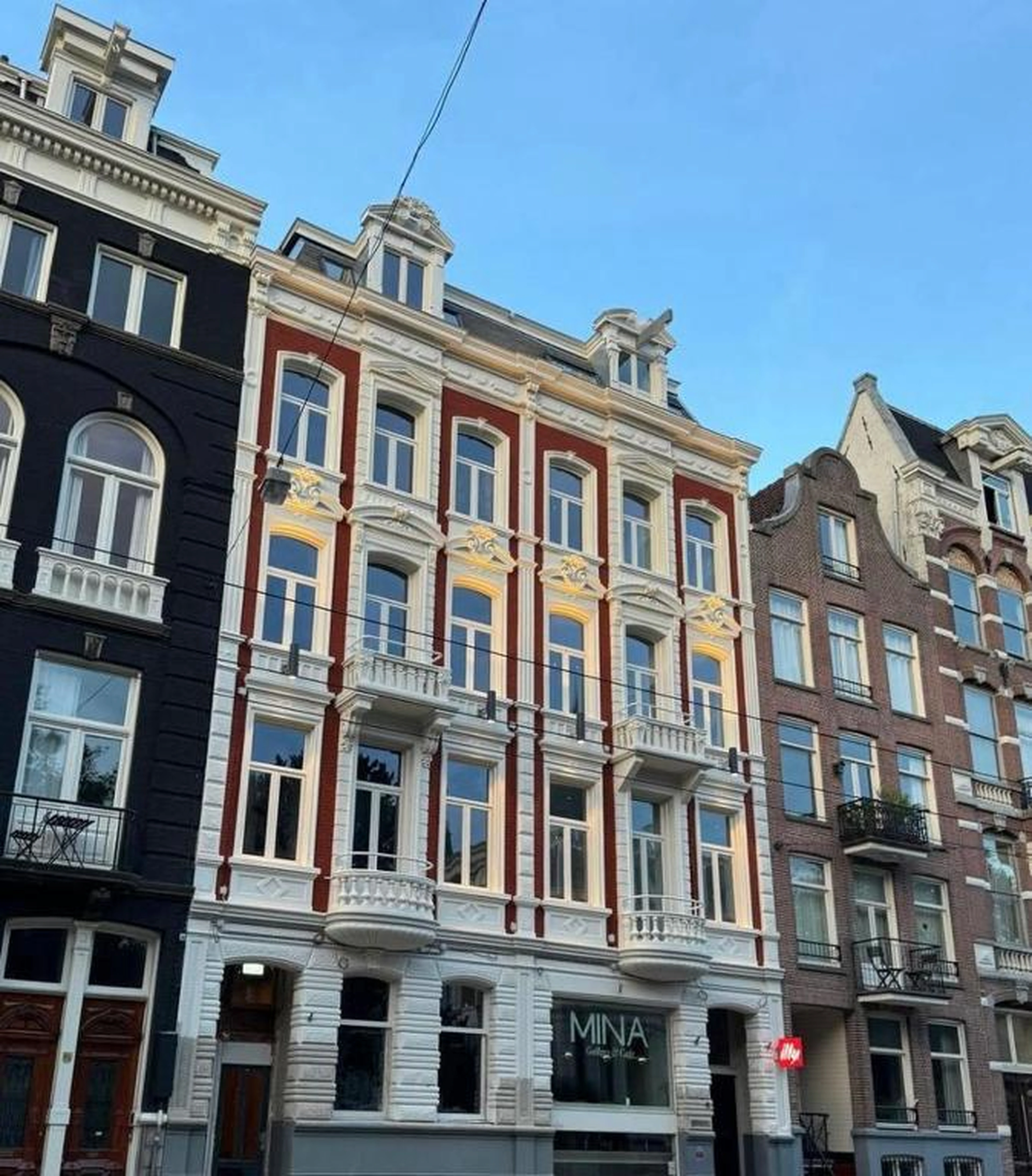 Outside the fritz hotel amsterdam