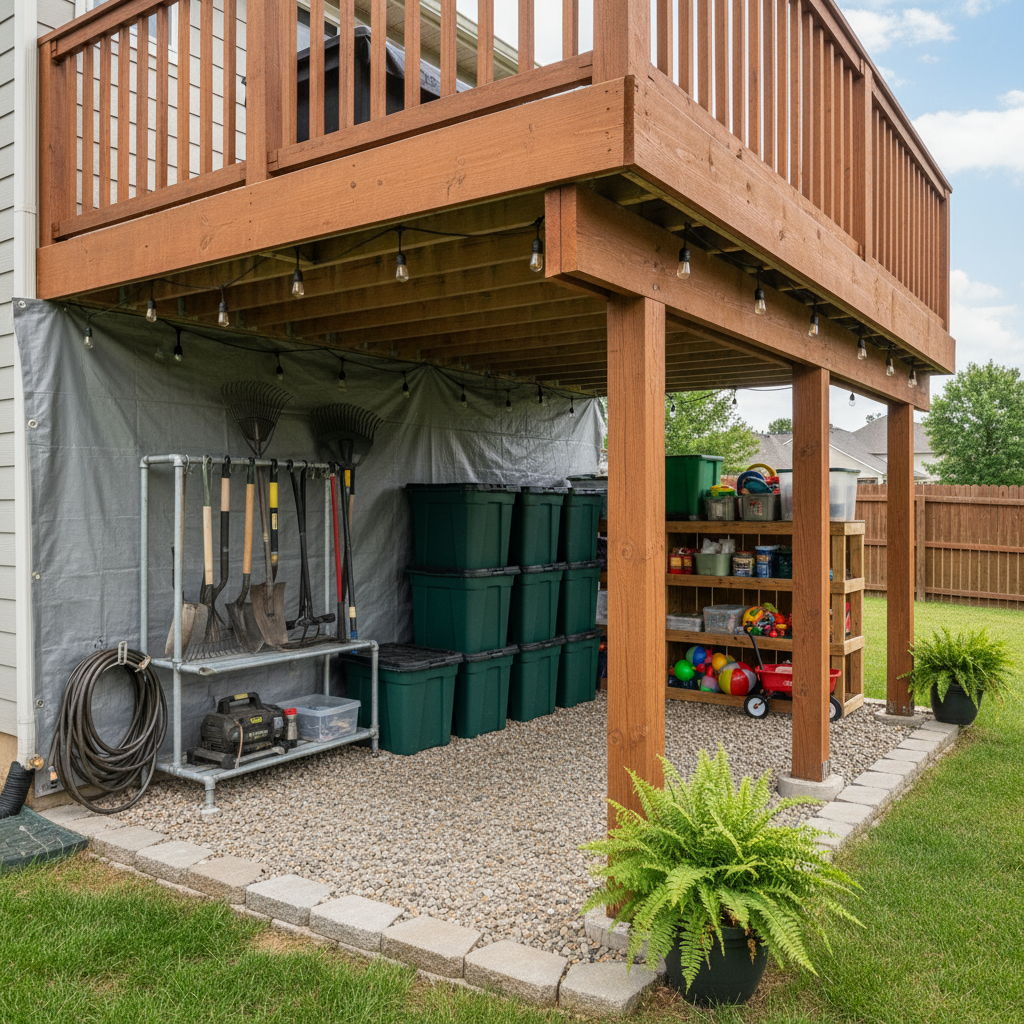 storing sports equipment and other outdoor storage