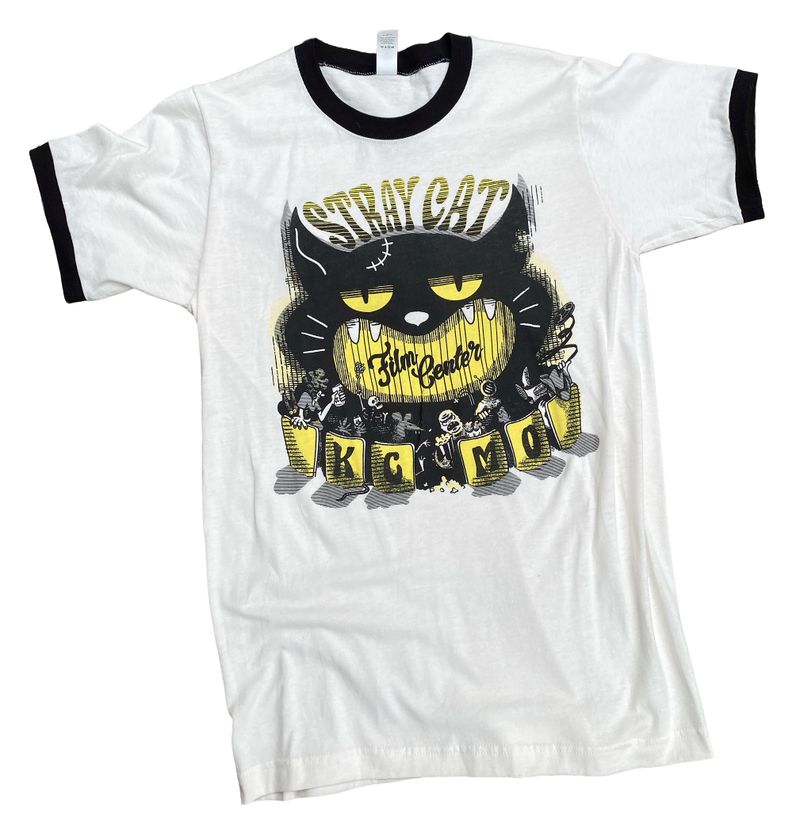 Stray Cat Film Center T-shirt Design by Nika Winn.