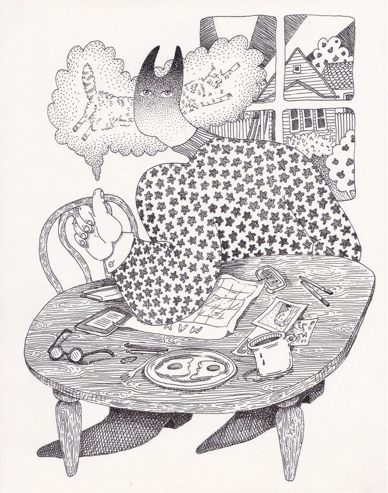 Self Portrait by Nika Winn.