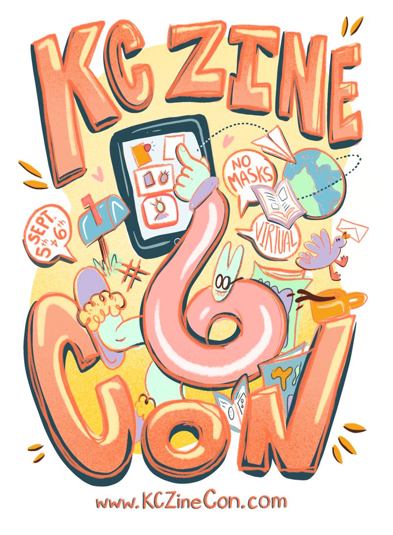 Zine Con 6 Poster by Nika Winn.