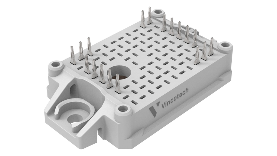 3D rendering of Vincotech's flow E1 housing
