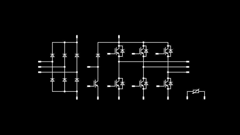 Schematic of a PIM CIB topology on a black background.