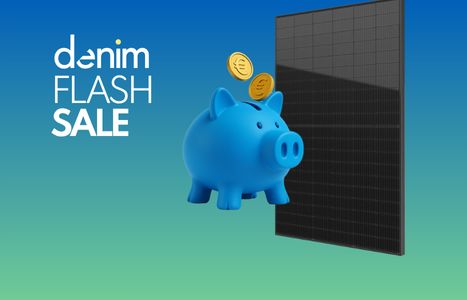 Summer Campaign: Flash Sale on Denim Solar Panels