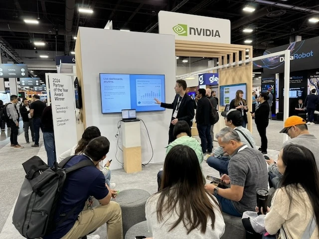 Show casing Digits at the NVIDIA booth at Google Next'24