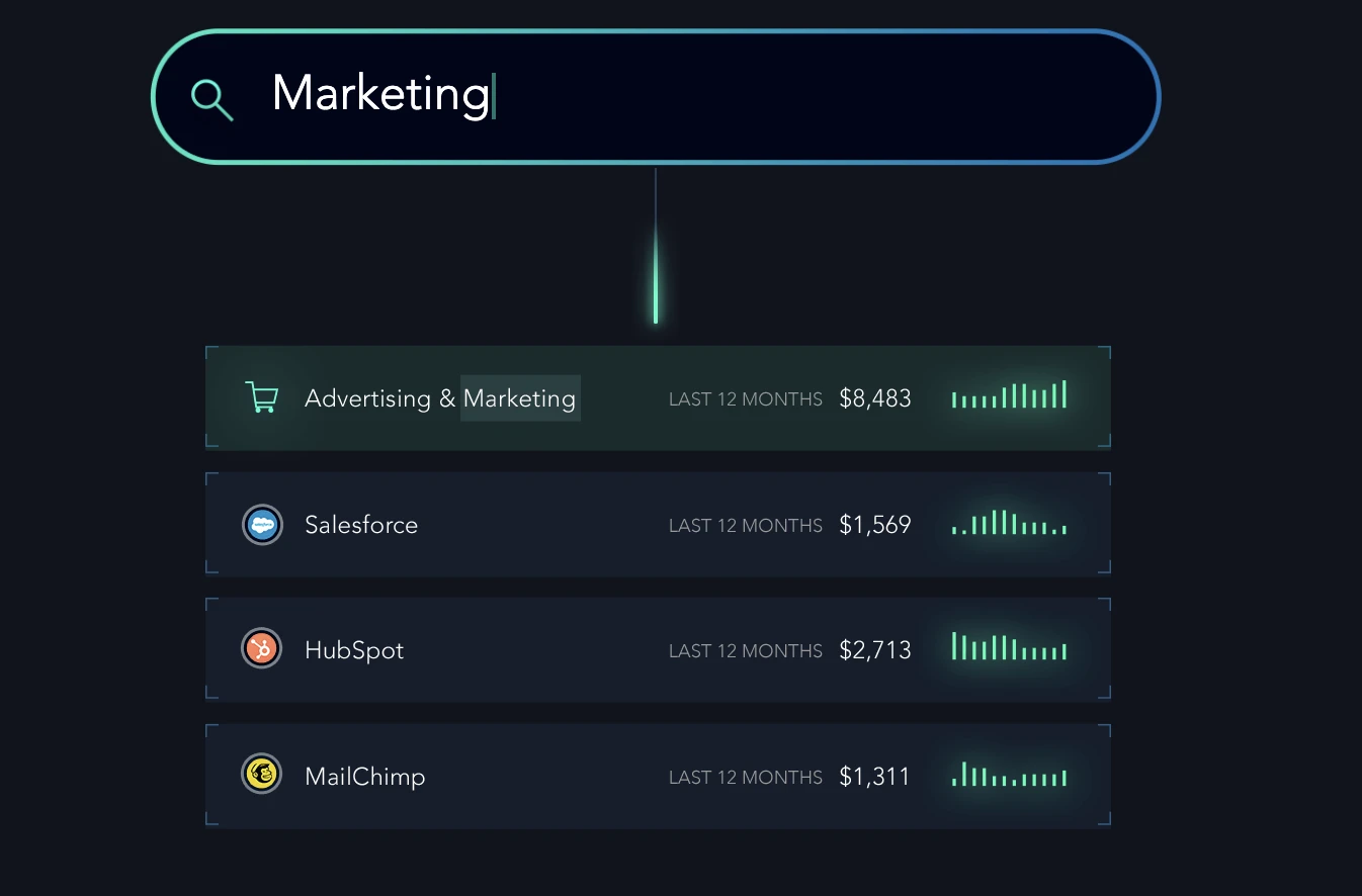 Digits Search interface