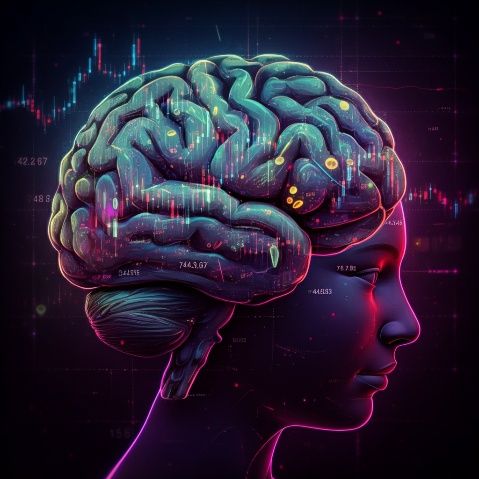 Neural visualization of trading psychology and market analysis