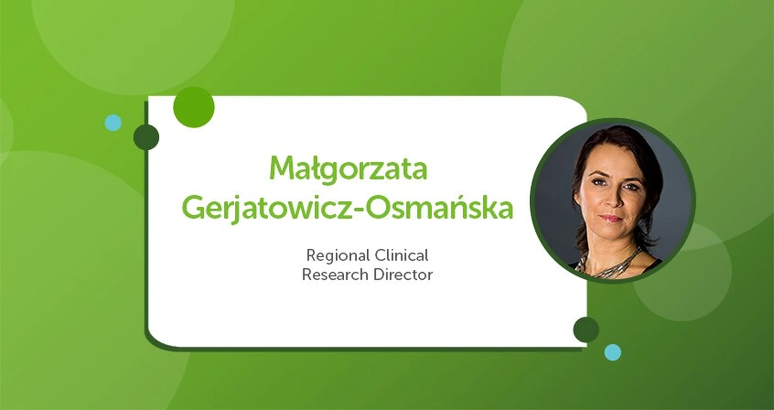 Małgorzata Gerjatowicz-Osmańska – Member of the board of the GCPpl association
