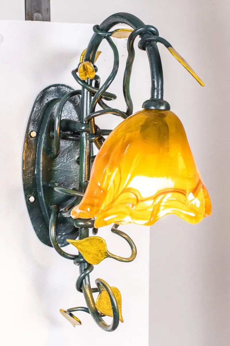 Wandlampe gelb