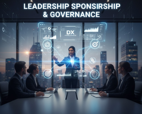 Leading the Charge: Leadership Sponsorship & Governance in Digital Transformation
