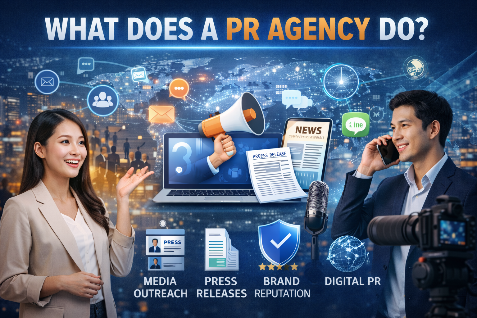 What does a PR agency do