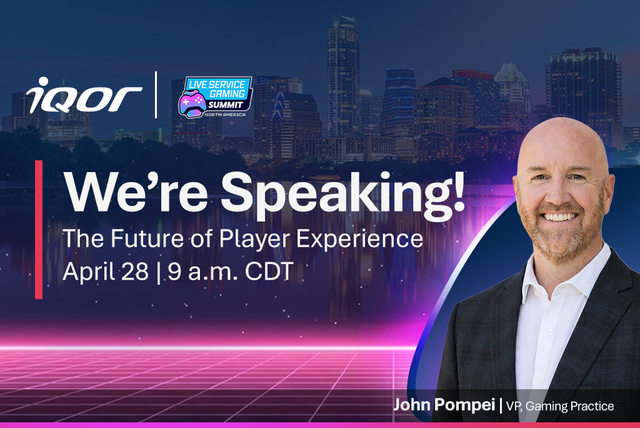 iQor Gaming Veteran John Pompei to Lead Player Experience Panel at Live Service Gaming Summit North America