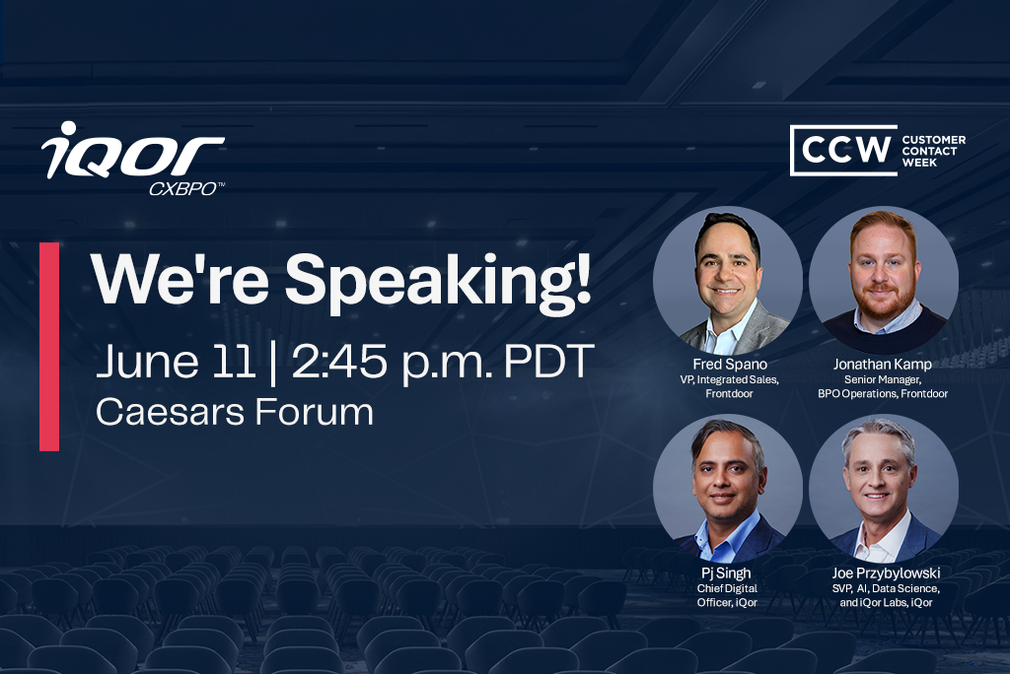 iQor CXBPO™ to Speak at Customer Contact Week Las Vegas 2025
