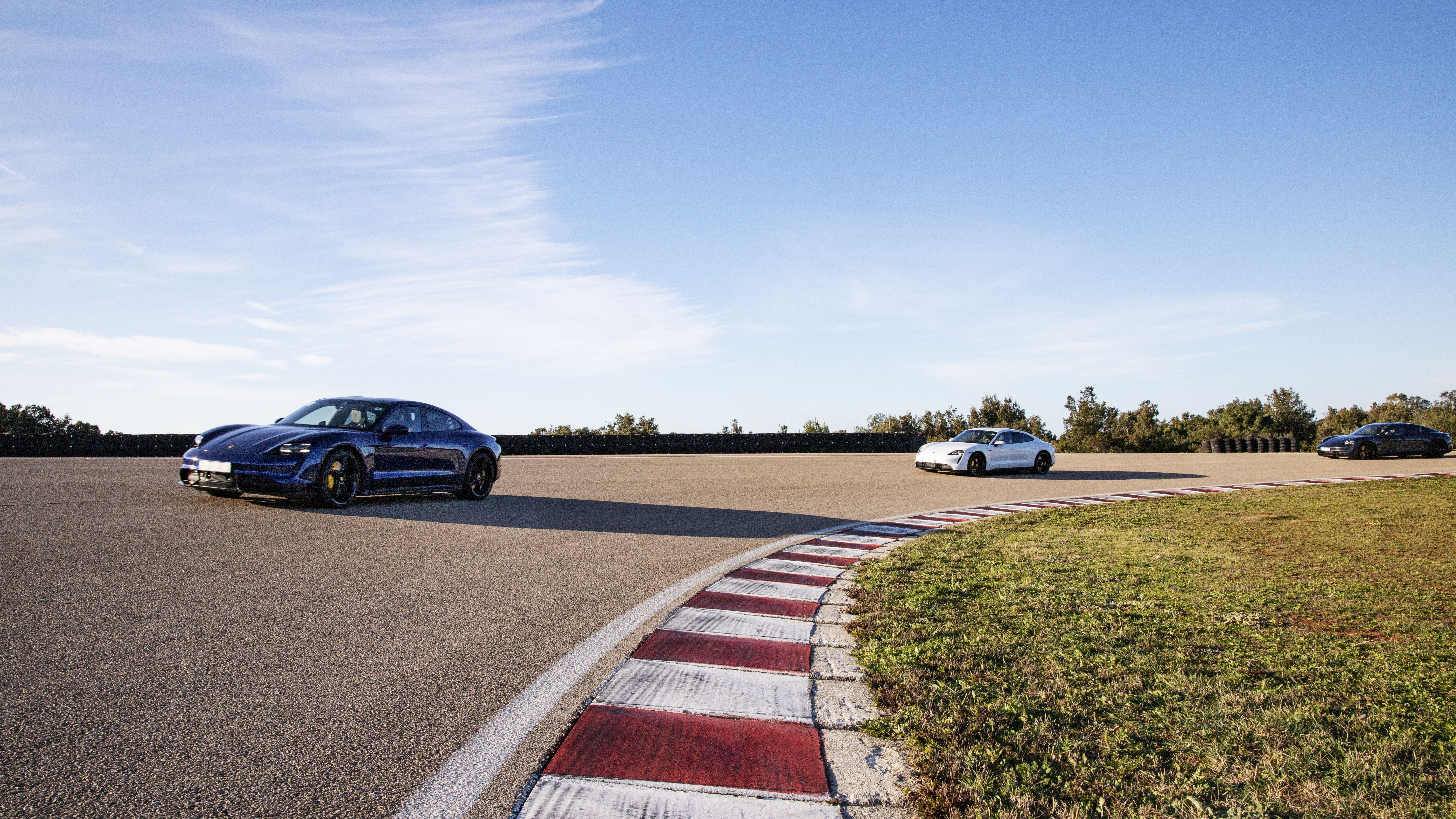 Sportcar on track