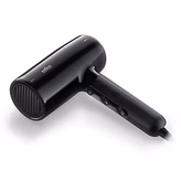 Braun HD 2.2 Hairdryer in black with textured handle and compact build.
