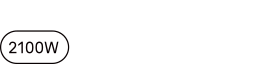 Icon showing 2100W.