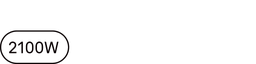 Icon zeigt 2100 W.