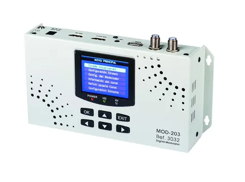 MOD-203 Modulador autónomo AV - DVB-T · REF 3032