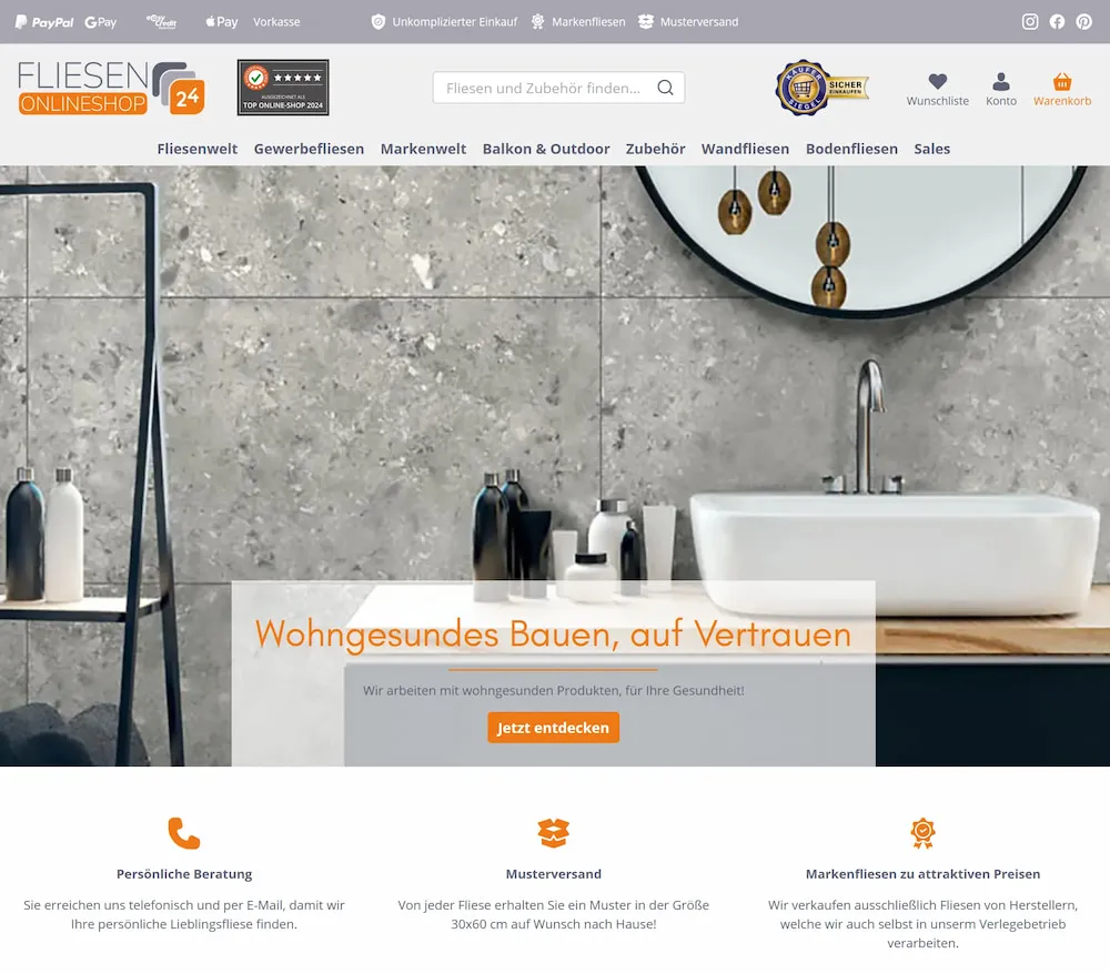 Fliesen-Onlineshop24