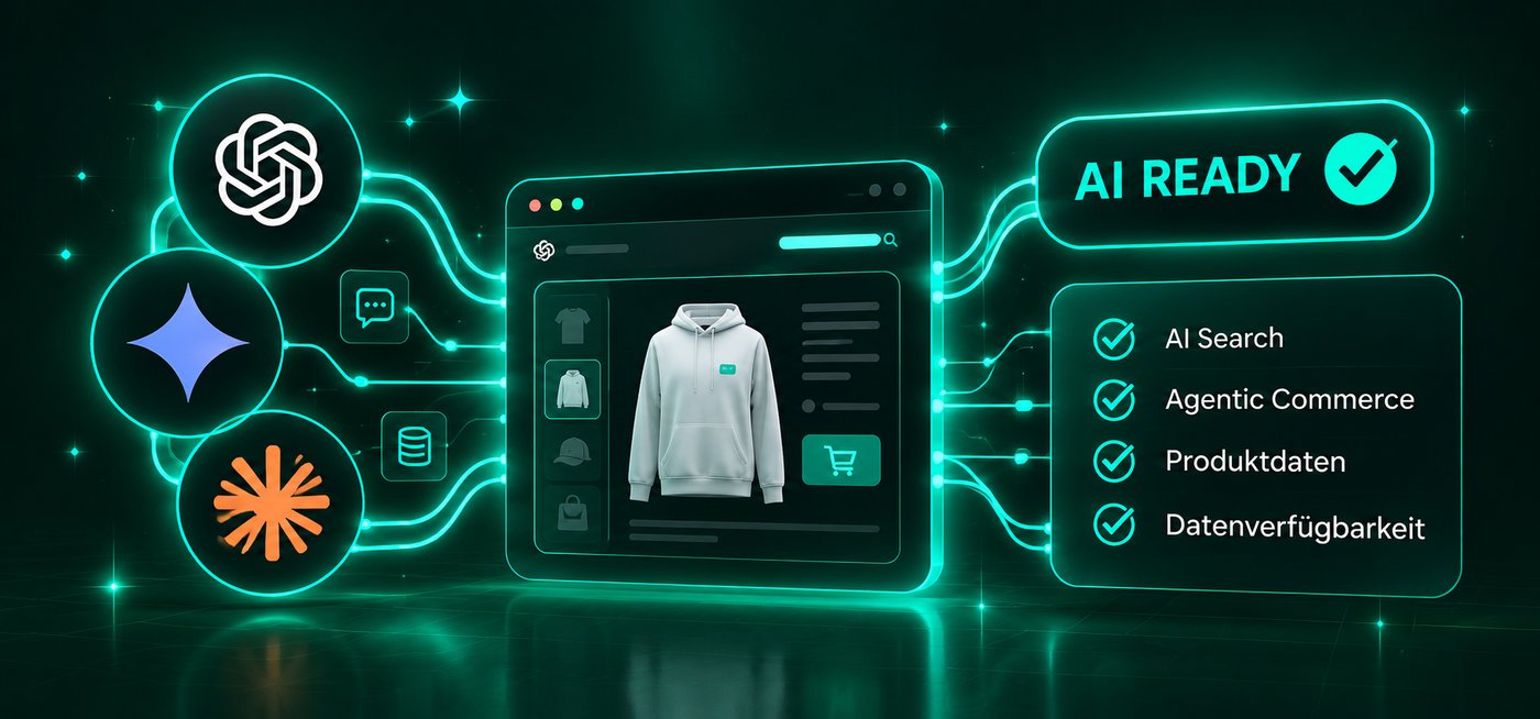AI Commerce: AI-ready Onlineshop für ChatGPT, Gemini und Claude