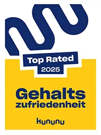 kununu Top Rated 2025 Gehaltszufriedenheit