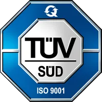 TÜV SÜD ISO 9001 Zertifizierung Siegel