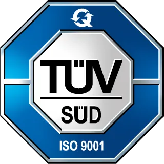 TÜV SÜD ISO 9001 Zertifizierung Siegel