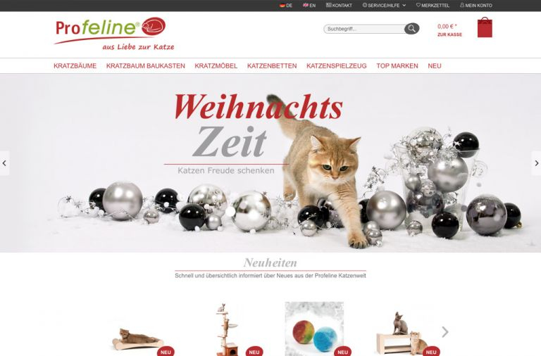 profeline-katzenshop.de profeline-katzenshop.de