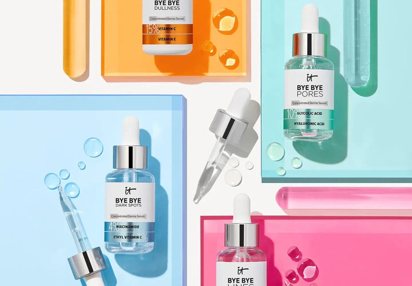 Si "bye bye" til rynker, porer, mørke flekker og blek hud med IT Cosmetics serum