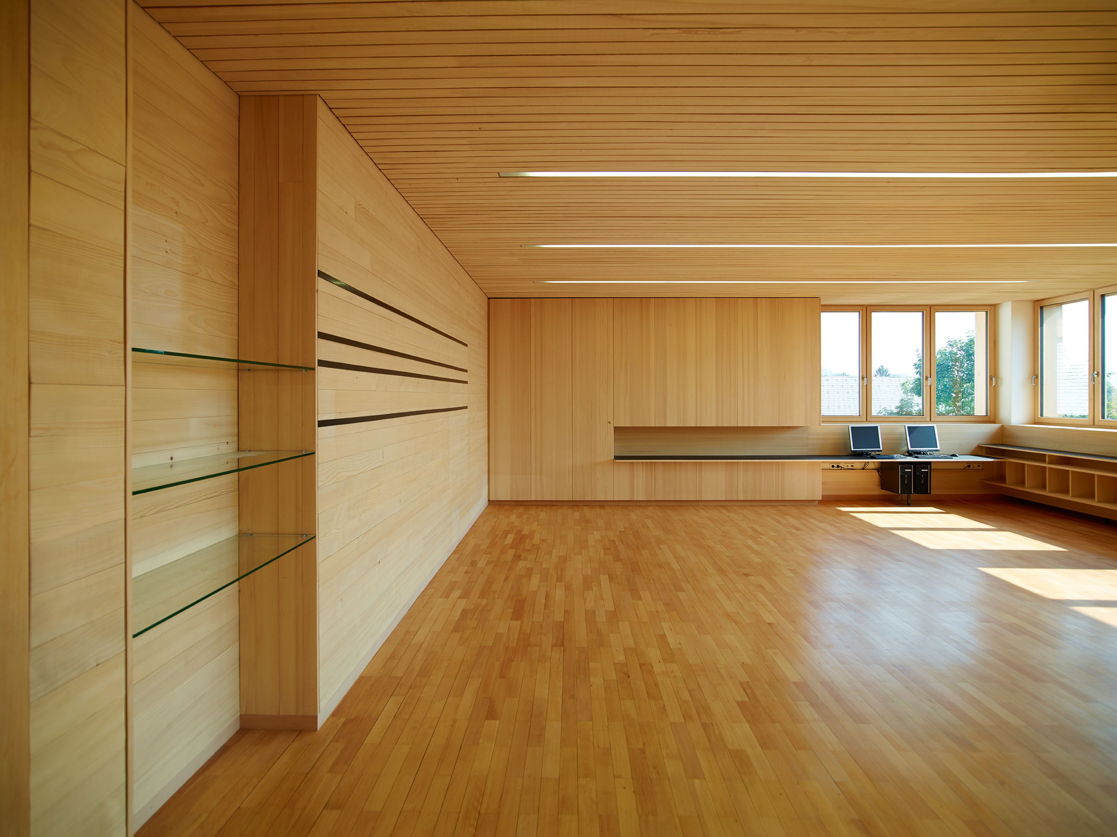 Volksschule Schwarzenberg Innenausbau in Holzbauweise