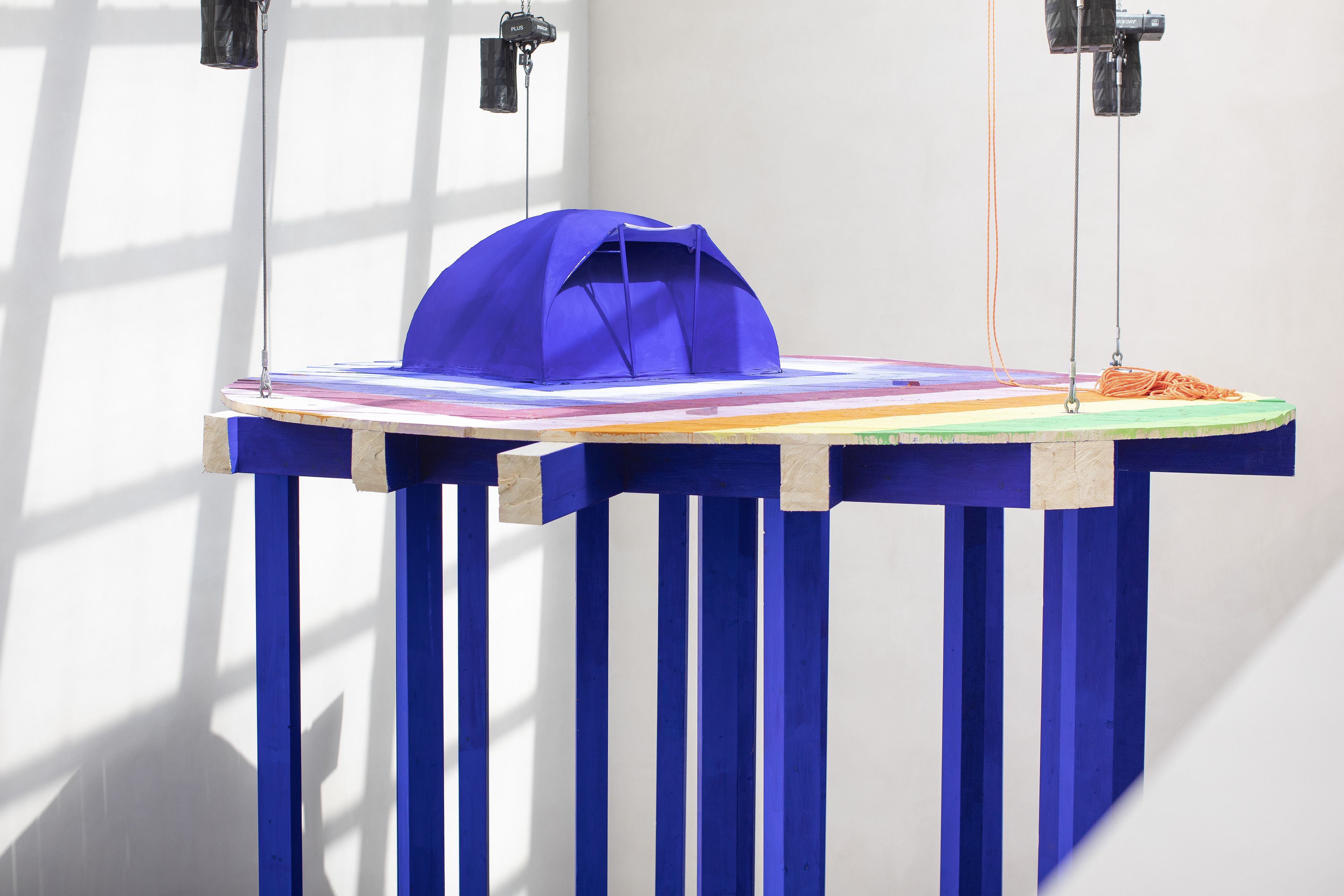 Kunstobjekt „Habitable Zone“ (Modell der Wirklichkeit) im Vorarlberg Museum