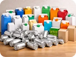 Cartons & cans