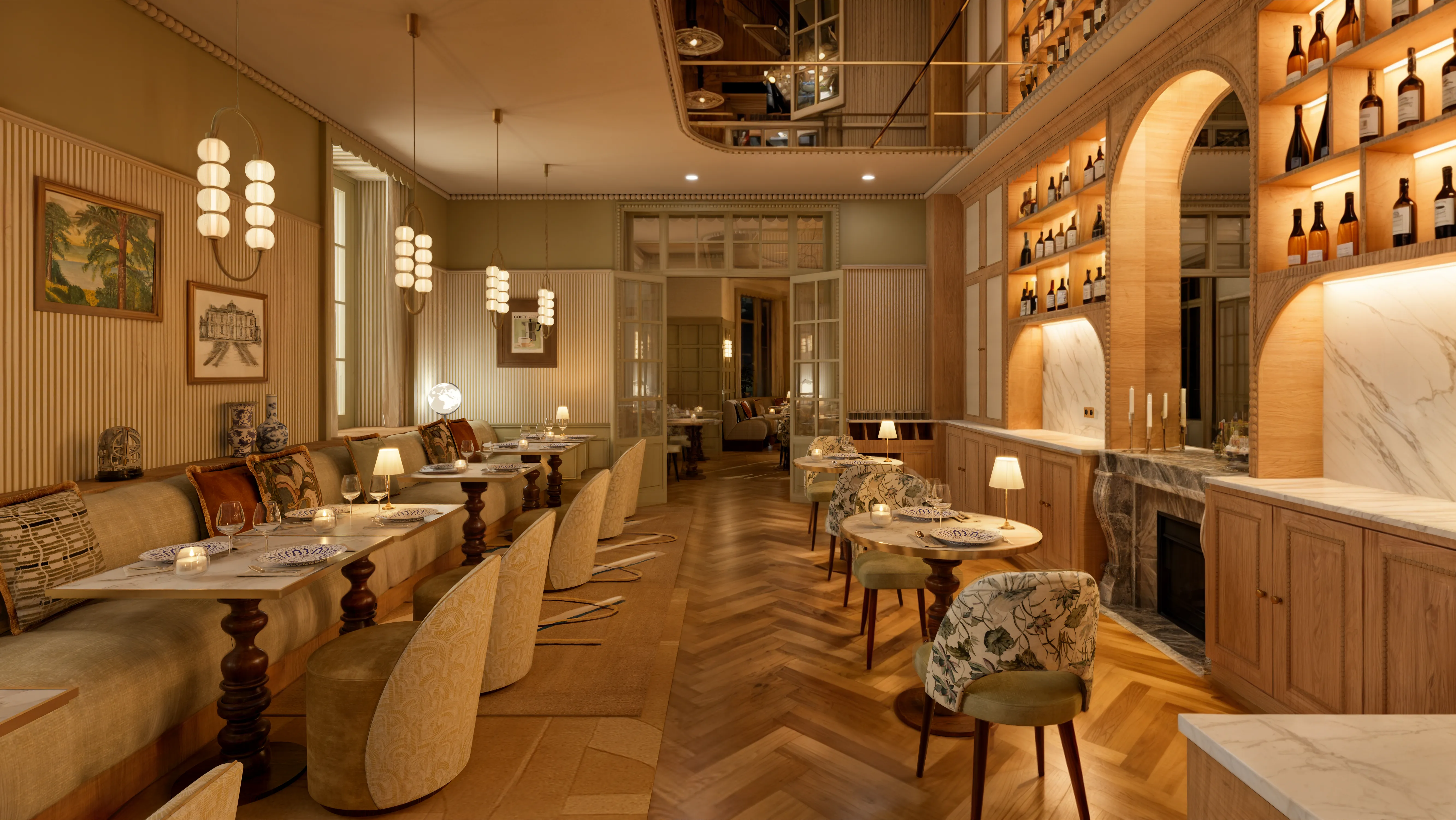 Restaurant boudoir nuit