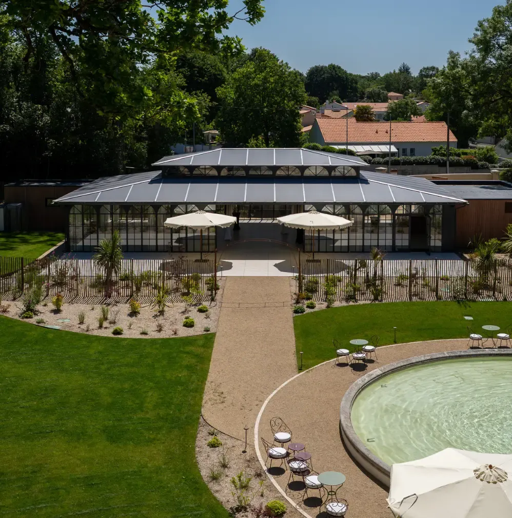 Vu sur l'Orangerie du Château du Portereau