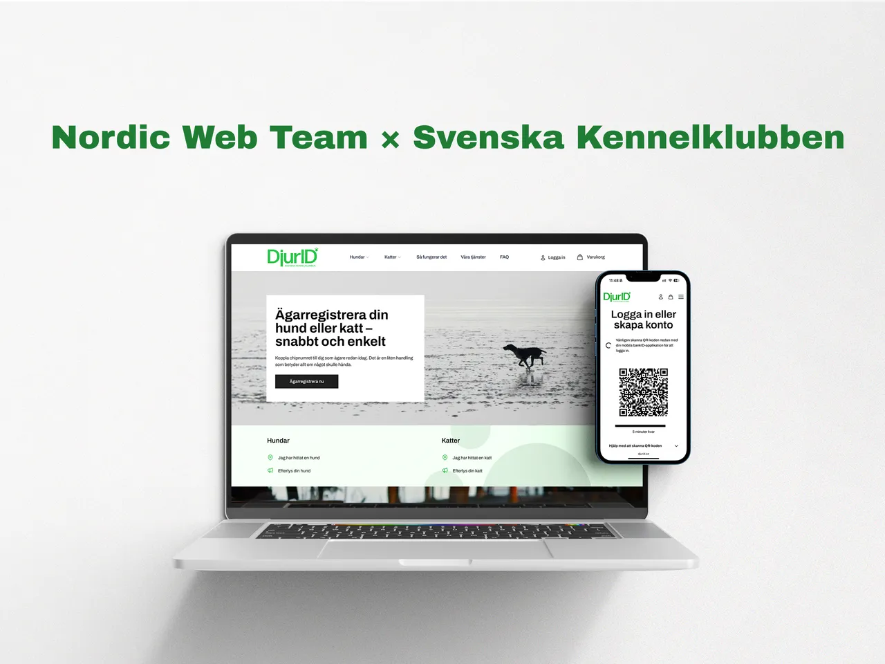 Nordic Web Team built djurid.se for Svenska Kennelklubben
