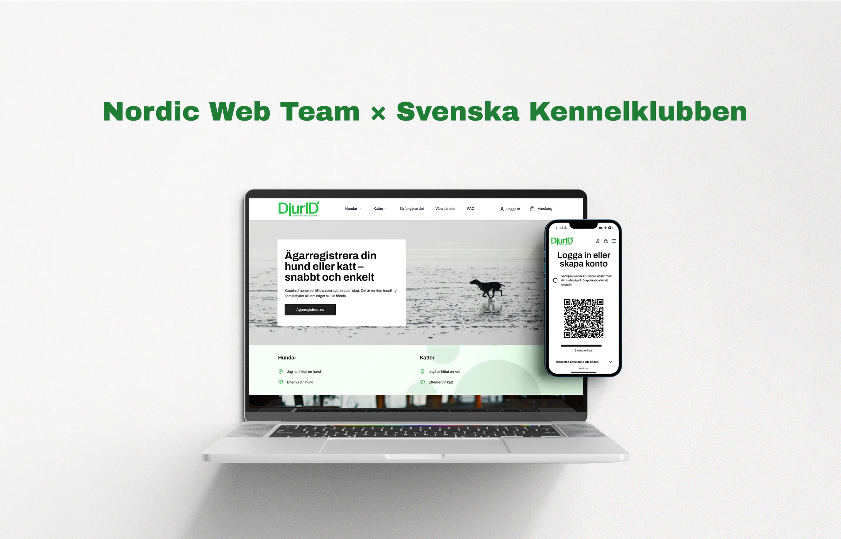 Nordic Web Team built djurid.se for Svenska Kennelklubben