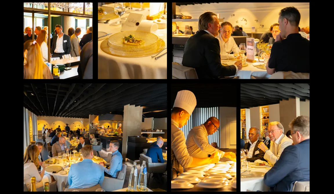 Collage ceo top business lunch