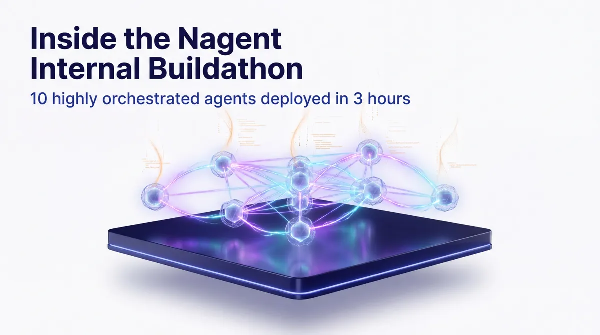 Inside the Nagent Internal Buildathon: Building 10 enterprise agents in 3 hours.