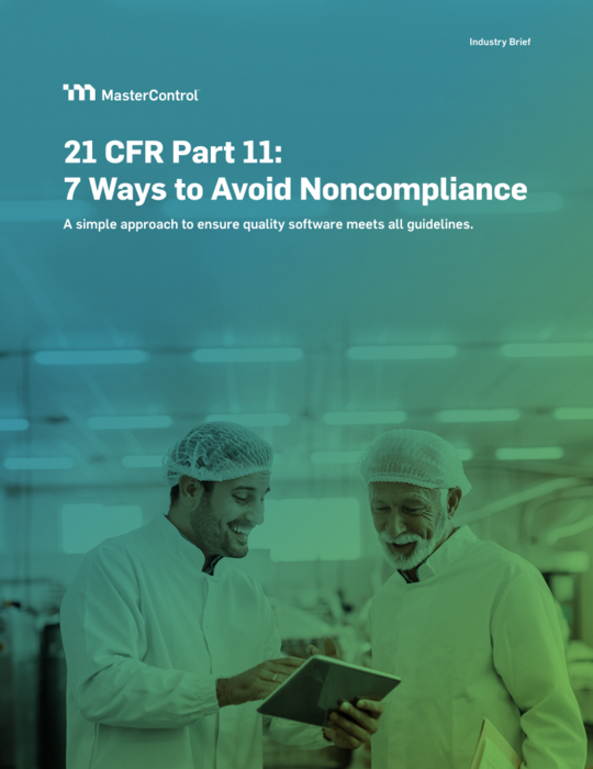 Cover Image of 21 CFR Part 11: 7 Ways to Avoid Noncompliance Document