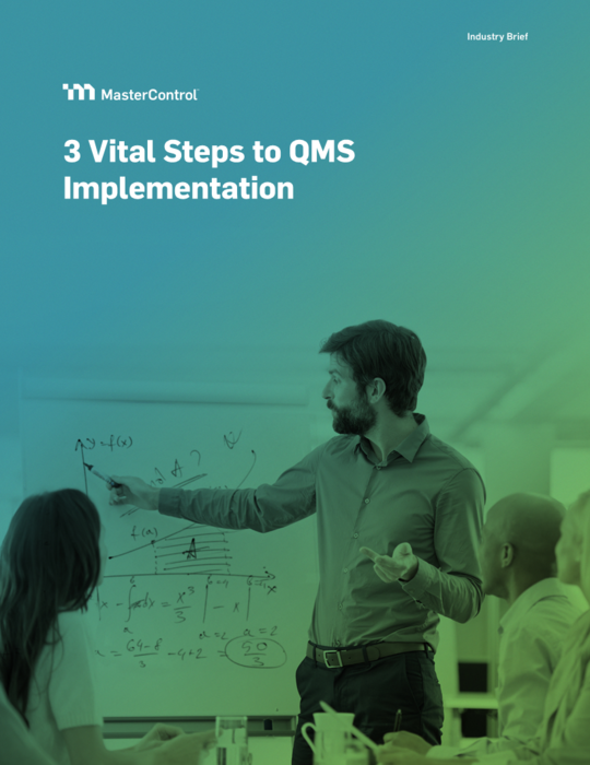 Cover Image of 3 Vital Steps to QMS Implementation Document