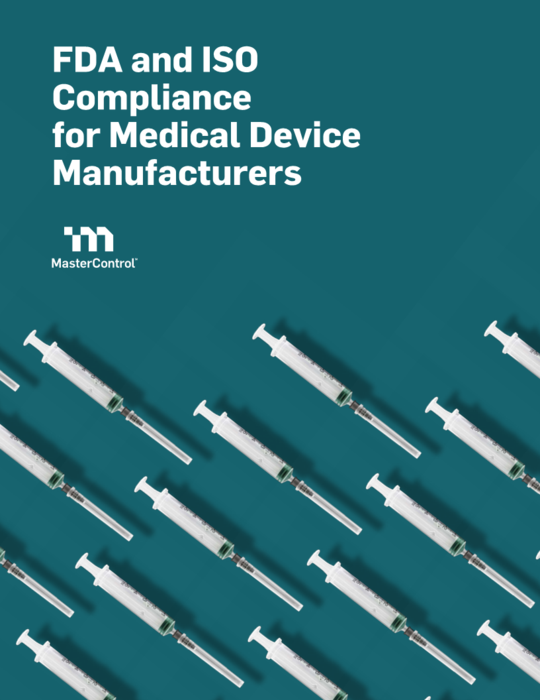 Cover Image of FDA and ISO  Compliance for Medical Device  Manufacturers Document