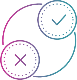 Image of a pros and cons icon