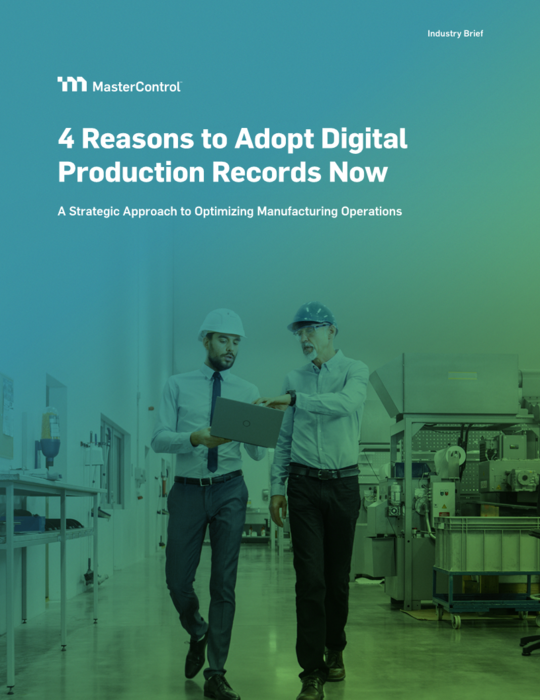 Cover Image of 4 Reasons to Adopt Digital Production Records Now Document