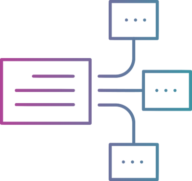 Image of a connected systems icon