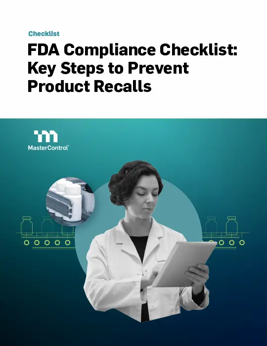 Cover Image of FDA Compliance Checklist: Key Steps to Prevent Product Recalls Document