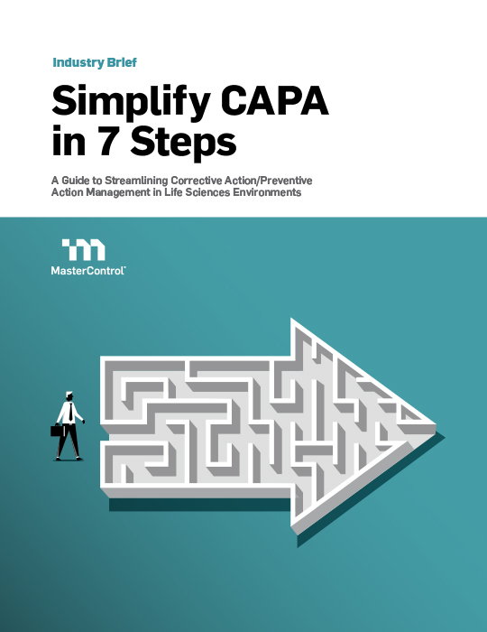 Cover Image of Simplify CAPA in 7 Steps Document
