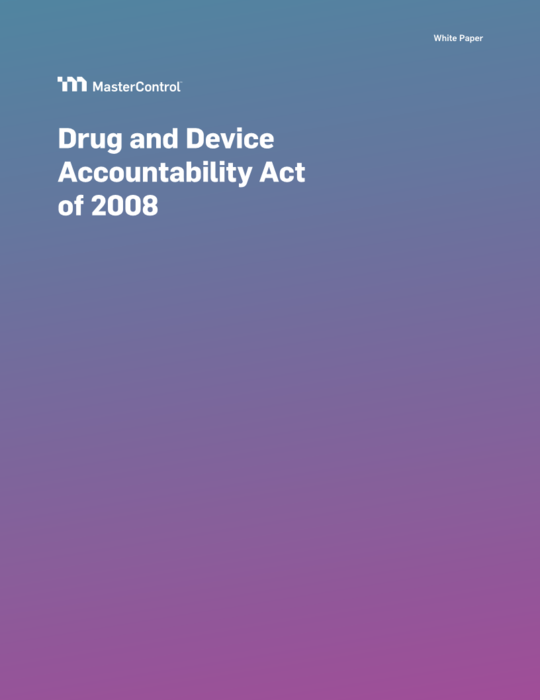 Cover Image of Drug and Device Accountability Act of 2008: How Execs can Avoid Jail Time Document