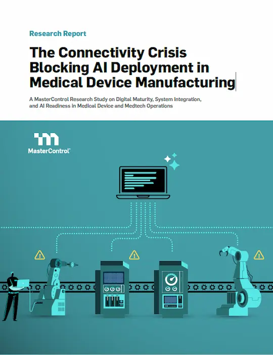 Cover Image of The Connectivity Crisis Blocking AI Deployment in Medical Device Manufacturing Document
