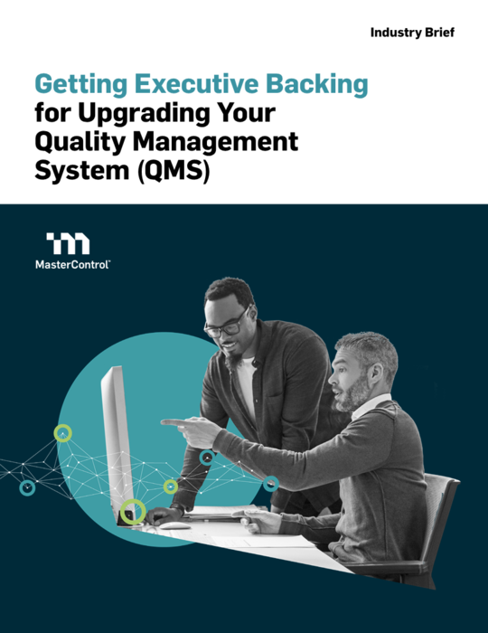 Cover Image of Getting Executive Backing for a Digital QMS Document