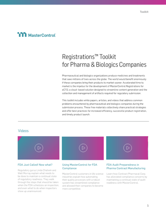 Cover Image of 12 Free Resources to Boost Your Pharmaceutical FDA Readiness Document